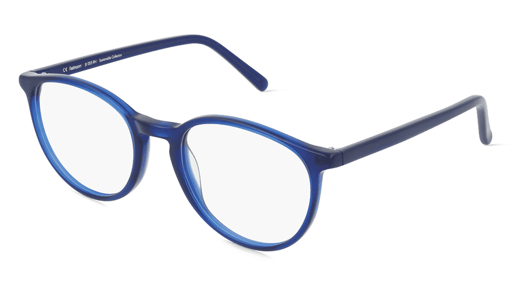 Fielmann JIL 005 RN RILEY blauw transparant Hoekaanzicht