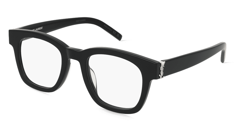 Saint Laurent SL M124 OPT Noir transparent Vue d'angle