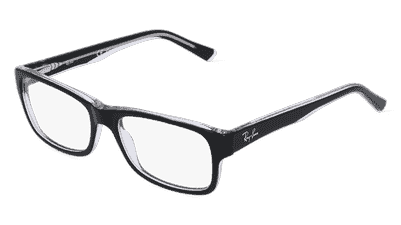 Ray-Ban RX5268 Bordeaux lila Hoekaanzicht