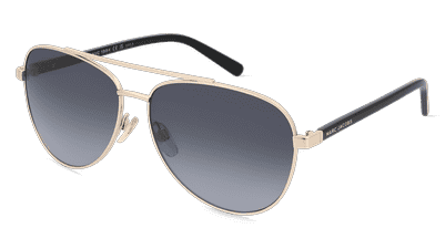 Marc Jacobs MARC 760/S goud zwart Hoekaanzicht