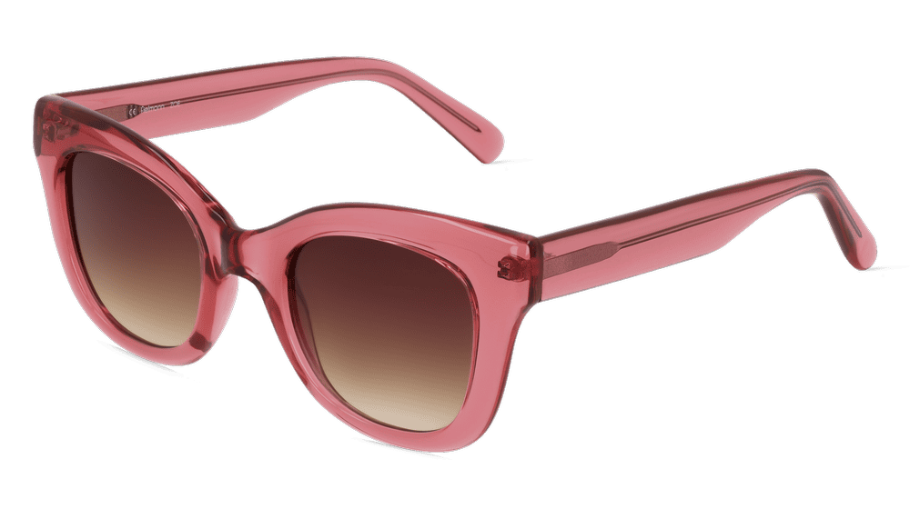 ZOE SUN Rosé transparent Vue d'angle