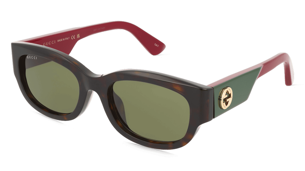 Gucci GG1667SK havana Hoekaanzicht