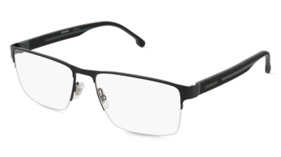 Carrera 8893 Zwart grijs Hoekaanzicht