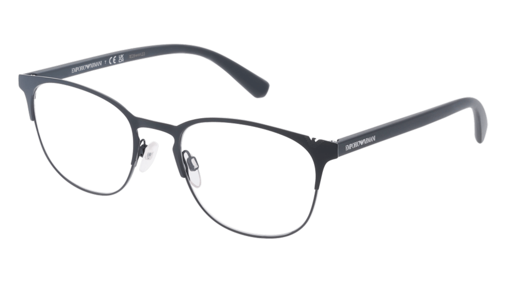 Emporio Armani EA1059 Noir mat Vue d'angle