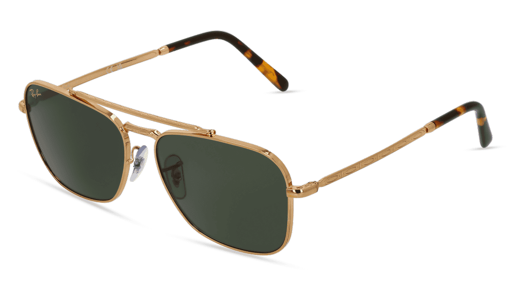 RAY-BAN RB 3636 NEW CARAVAN goud Hoekaanzicht
