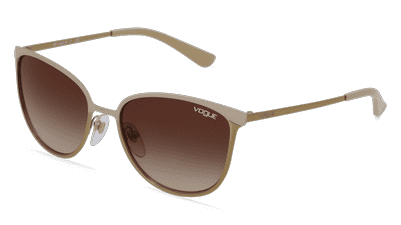 Vogue eyewear VO4002S Noir mat Vue d'angle