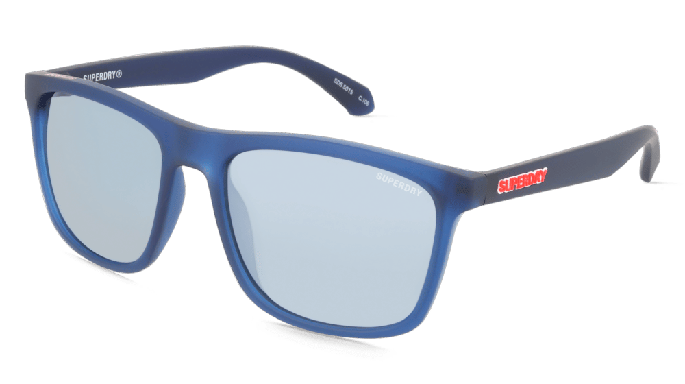 Superdry SDS 5015 Bleu rouge Vue d'angle