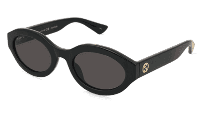 Gucci GG1579S zwart Hoekaanzicht