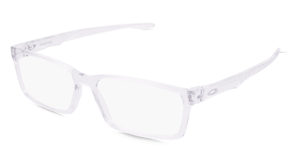 Oakley 0OX8060 OVERHEAD Blanc transparent Vue d'angle
