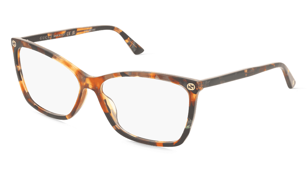 Gucci GG0025O havana Hoekaanzicht