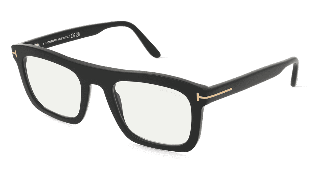 Tom Ford FT5757-B Noir Vue d'angle