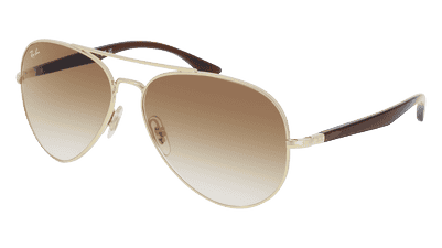 RAY-BAN RB 3675 Gold Corner View