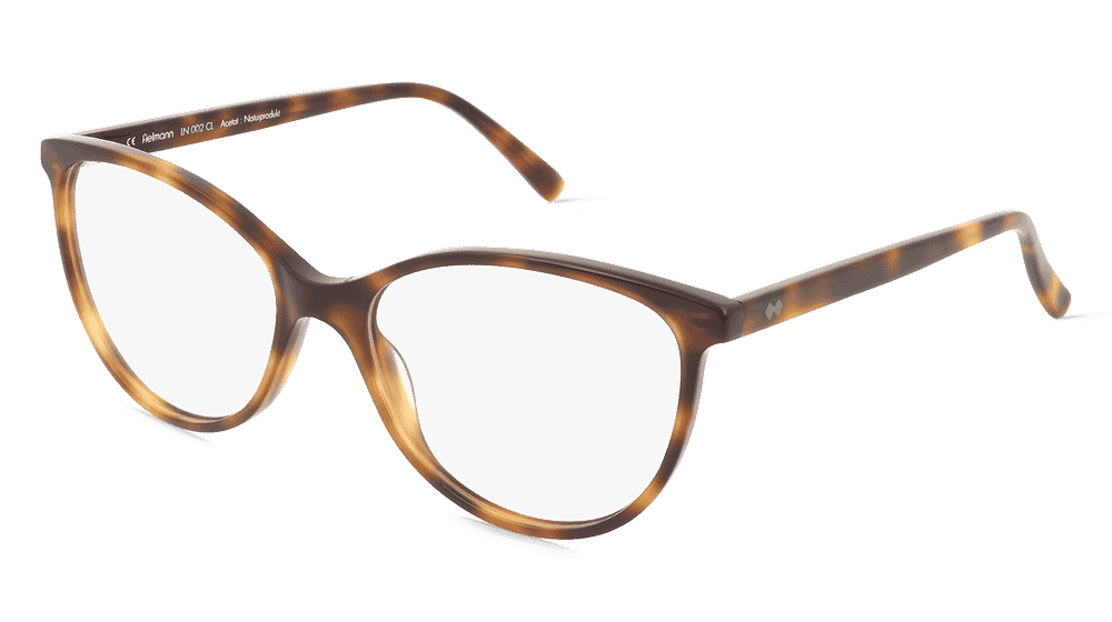 Fielmann LN 002 CL Havane Vue d'angle