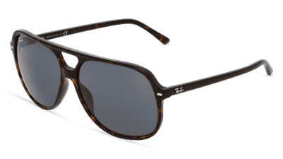 RAY-BAN RB 2198 BILL blauw transparant Hoekaanzicht