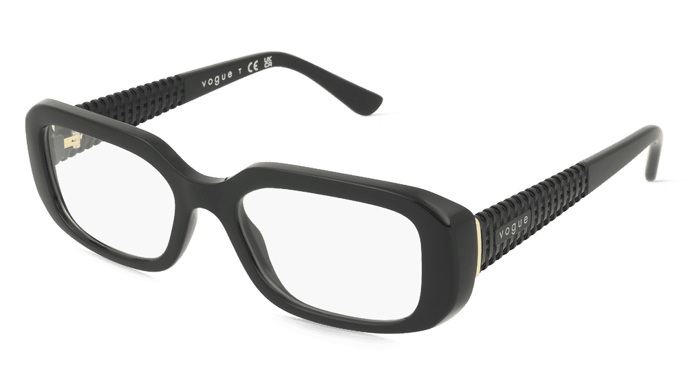 Vogue 0VO5568 Noir Vue d'angle