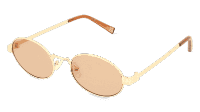 Le Specs LBL2450332 goud Hoekaanzicht