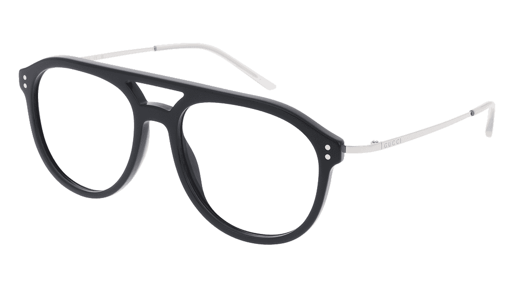 Gucci GG1708O Noir Vue d'angle