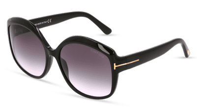 Tom Ford FT0919 CHIARA-02 Havanna foncé Vue d'angle