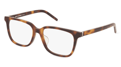 Saint Laurent SL M110/F Brun transparent Vue d'angle