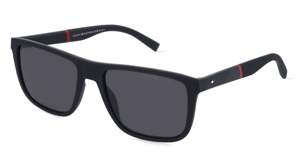 Tommy Hilfiger Eyewear TH 2043/S Bleu mat Vue d'angle