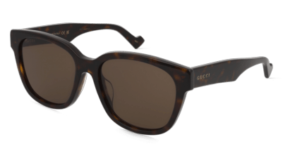 Gucci GG1430SK Noir gris Vue d'angle