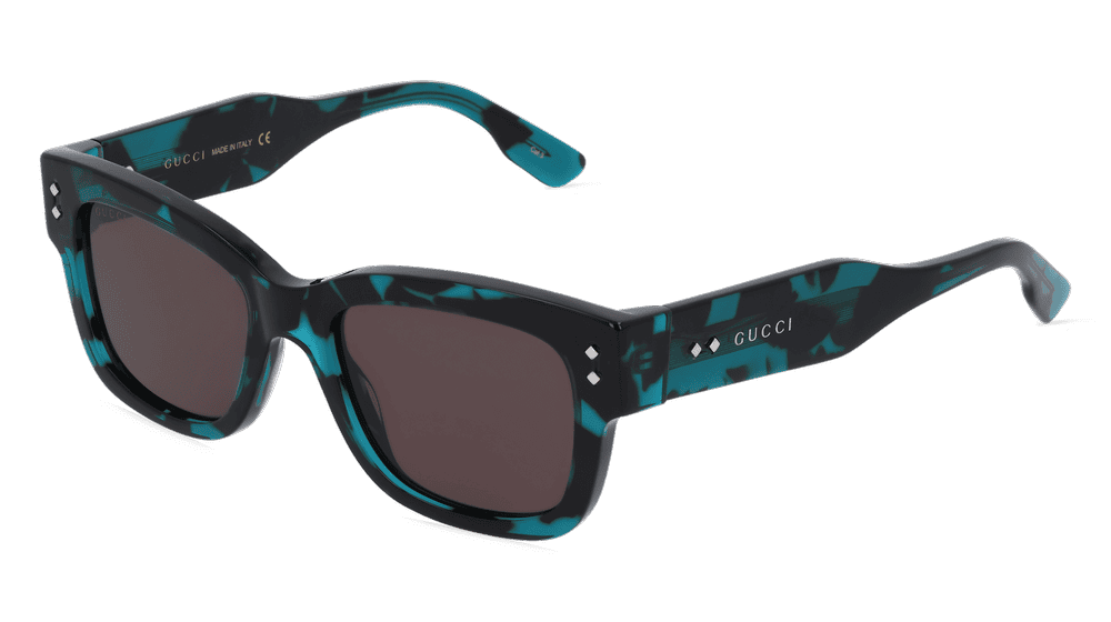 GUCCI GG1217S Havanna groen Hoekaanzicht