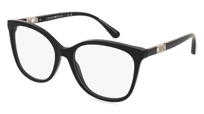 Emporio Armani EA3231 Havanna rouge Vue d'angle
