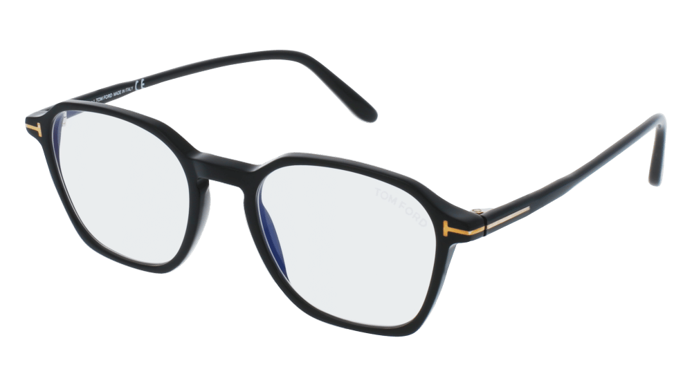 Tom Ford FT5804-B Noir Vue d'angle