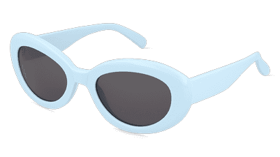 Grace Sun Wit glanzend Hoekaanzicht