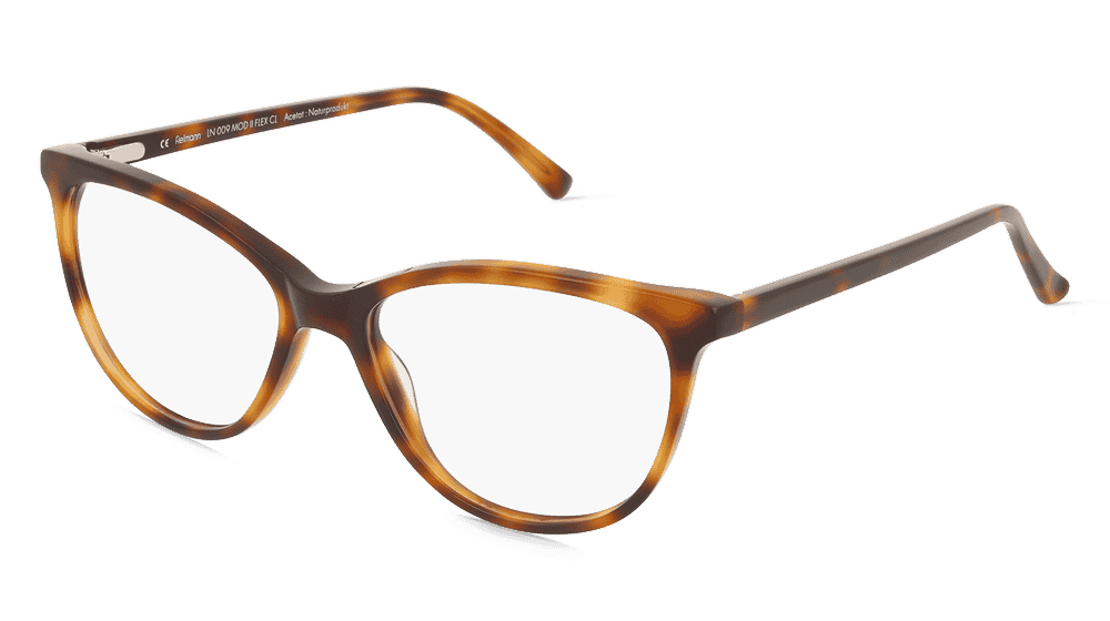 Fielmann LN 009 MOD II FLEX CL havana Hoekaanzicht