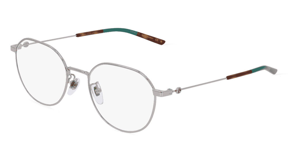GUCCI GG0684O zilver Hoekaanzicht