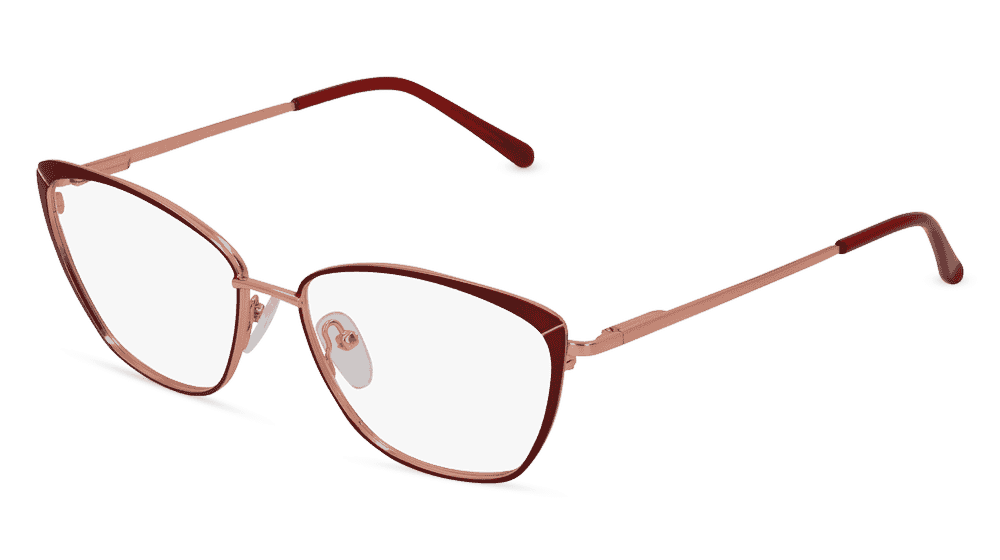 Alicia goud rood Hoekaanzicht