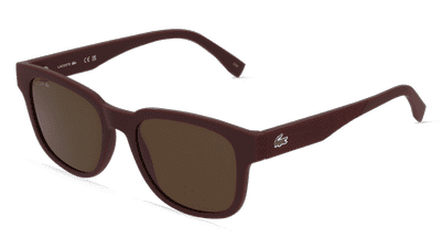 LACOSTE L982S bruin mat Hoekaanzicht