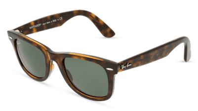 RAY-BAN RB 4340 WAYFARER EASE Havanna clair Vue d'angle