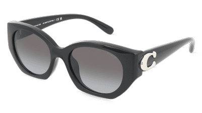 Coach HC8407U Noir Vue d'angle
