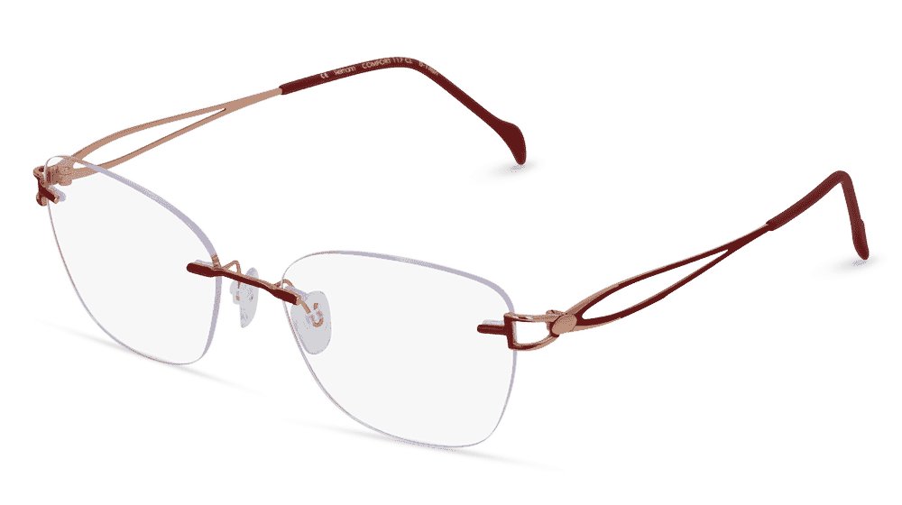 Lois bordeaux goud Hoekaanzicht