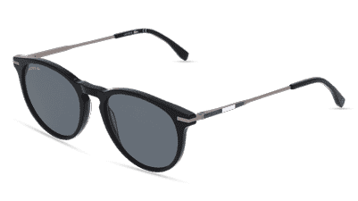 LACOSTE L609SND zwart Hoekaanzicht