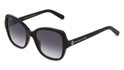 Marc Jacobs MARC 555/S Zwart glanzend Hoekaanzicht