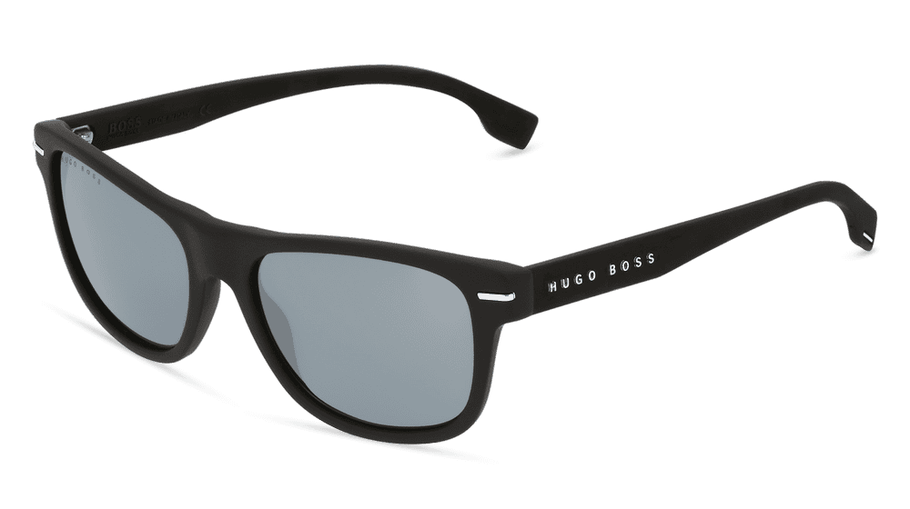 Boss 1322/S Zwart glanzend Hoekaanzicht