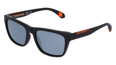 SUPERDRY 5009 zwart mat Hoekaanzicht