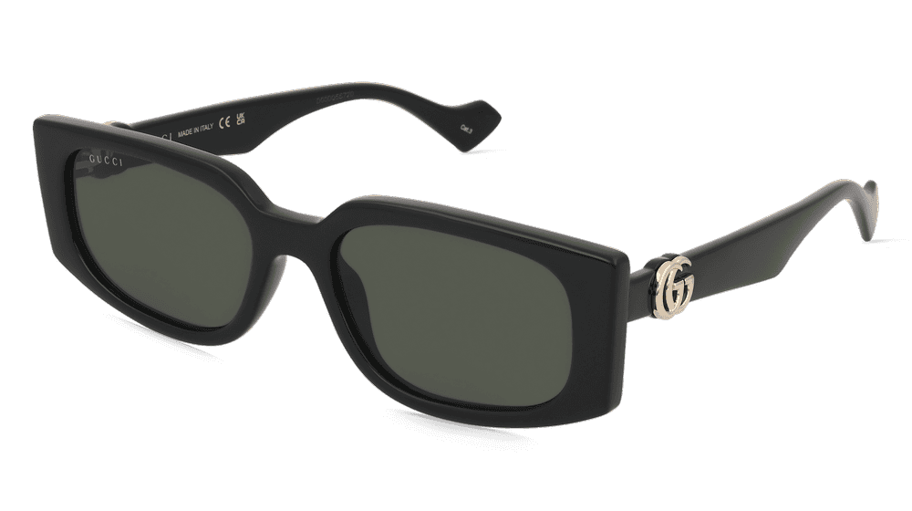 Gucci GG1534S Noir Vue d'angle