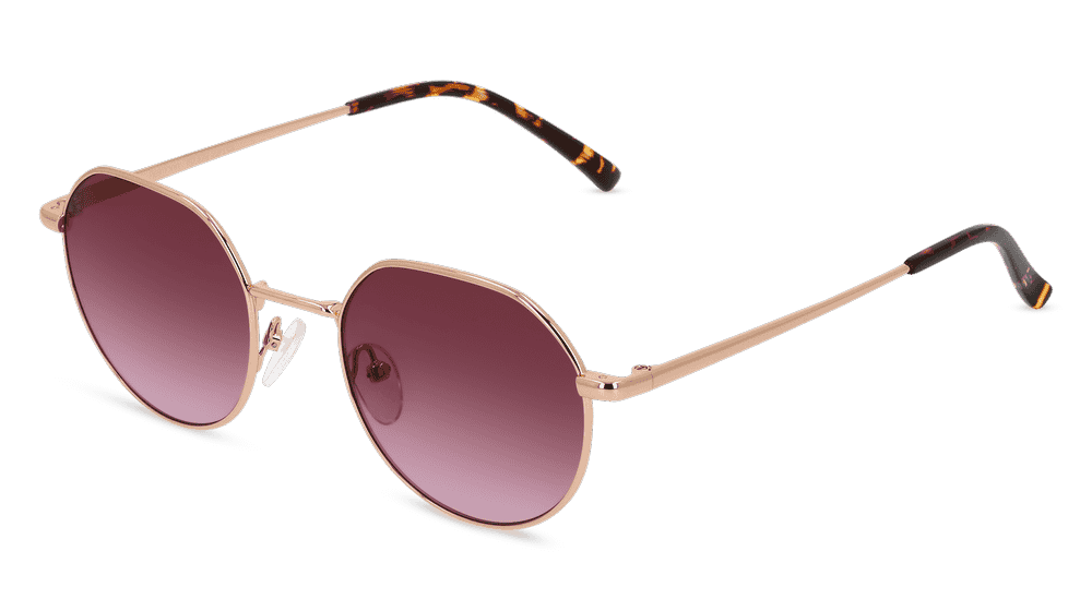 Mikaela Sun Or rose brillant Vue d'angle