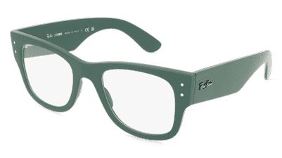 Ray-Ban RX7840V Noir mat Vue d'angle