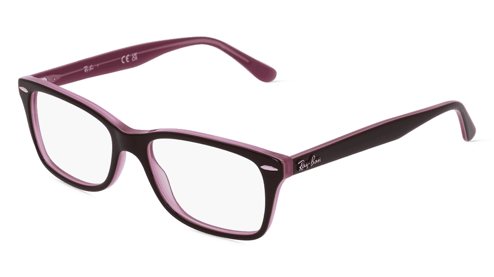 Ray-Ban RX5428 Rosé brun Vue d'angle