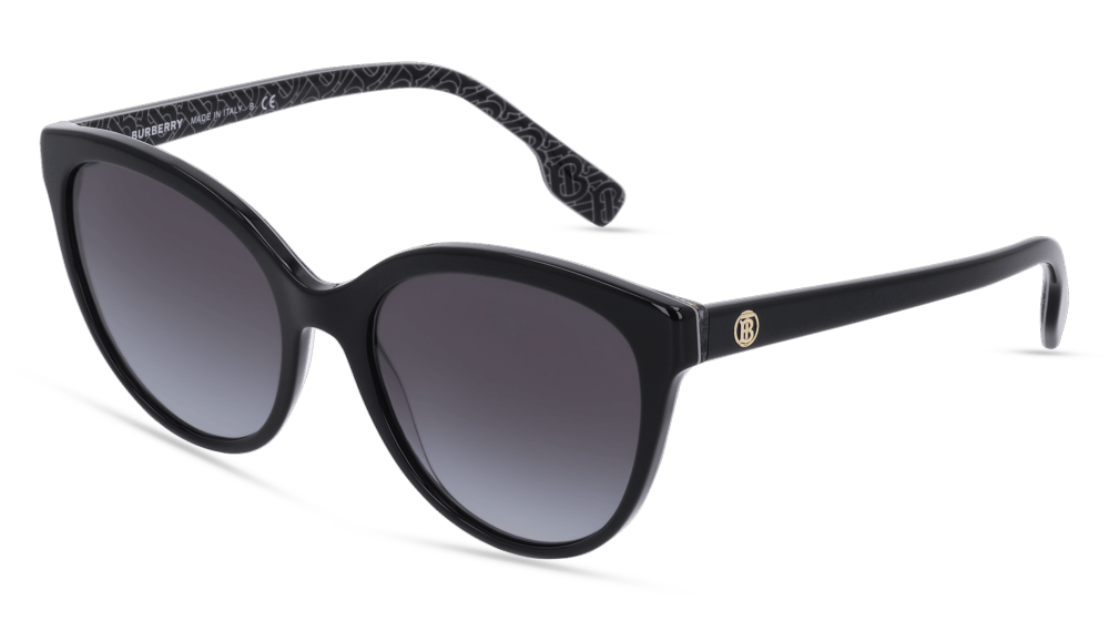Burberry BE4365 BETTY Noir Vue d'angle