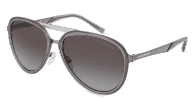 Emporio Armani EA2145 Gris transparent Vue d'angle