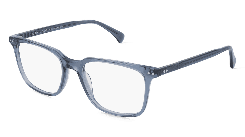 Fielmann OL 026 CL GABRIEL Bleu transparent Vue d'angle