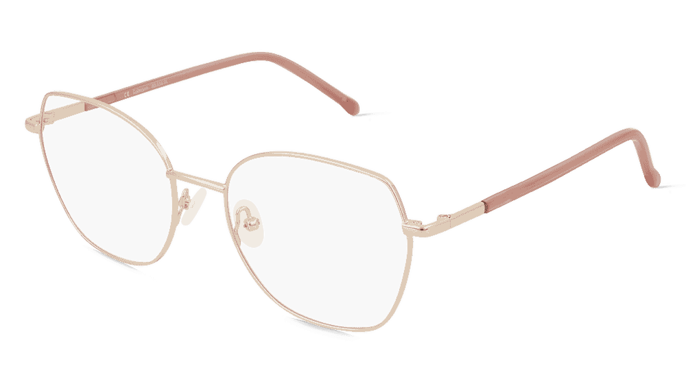 Fielmann BD 554 FA goud roze Hoekaanzicht