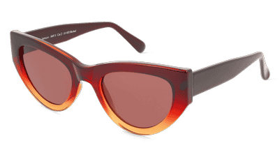 Fielmann MC 630 SUN FA AMY II Rouge dégradé Vue d'angle