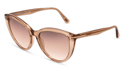 Tom Ford FT0915 ISABELLA-02 Havanna brillant Vue d'angle